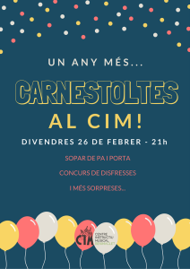 CIM Benimaclet 160226 Carnestoltes cartell